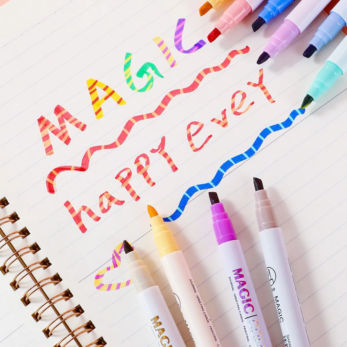 Double-ended Magic Color Chang - Pastel Highlighter Set Double Ended 评论和价格