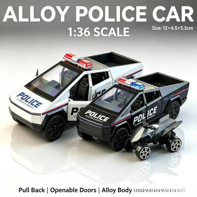 New 1:36 Police Pickup Alloy C - Desk Accessories 评论和价格