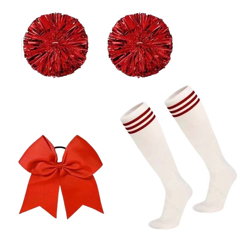 4 Pieces Cheerleader Pom Poms  - School Supplies 评论和价格