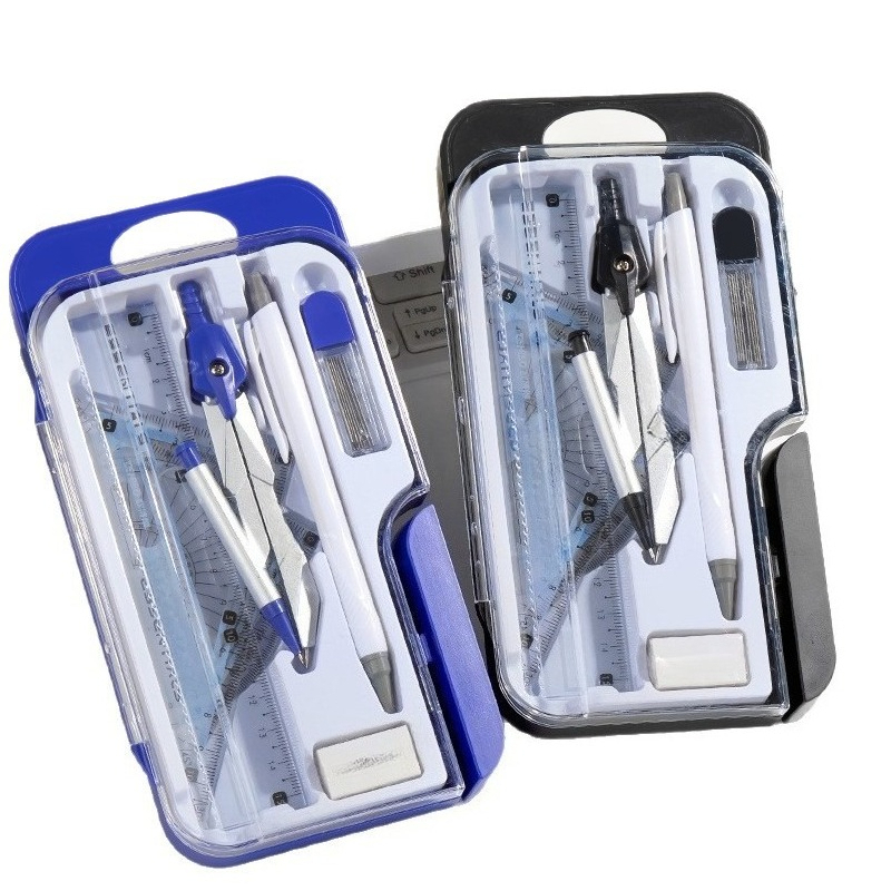 9-Piece Math Geometry Set with - Math Geometry Set With Compass 评论和价格