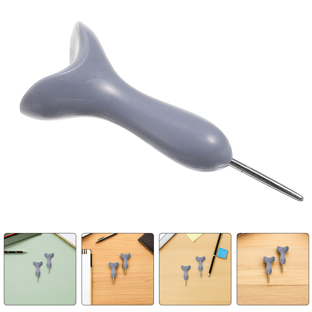 2Pcs Braille Stylus Pen Grey L - Writing Tools 评论和价格