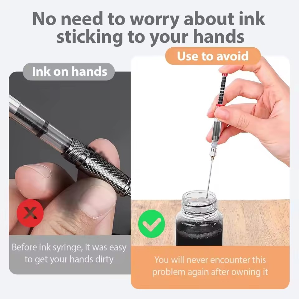 1-10pcs Fountain Pen Filler In - Writing Tools 评论和价格